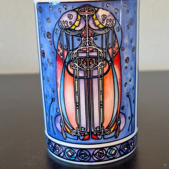 Vtg Dunoon "Mackintosh" Art Nouveau Style Cup / Mug Designed by Joanne Triner - Picture 5 of 13